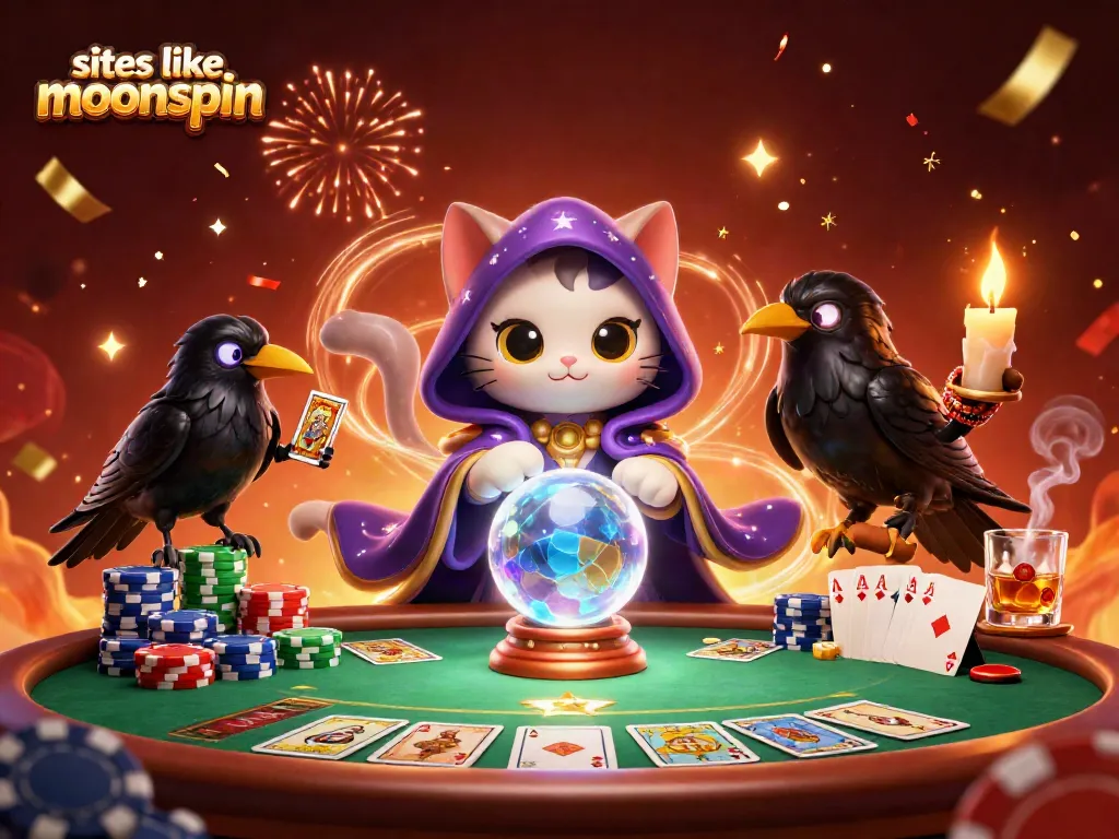 Experience thrilling gameplay at sites like moonspin with exciting poker action and vibrant casino elements.