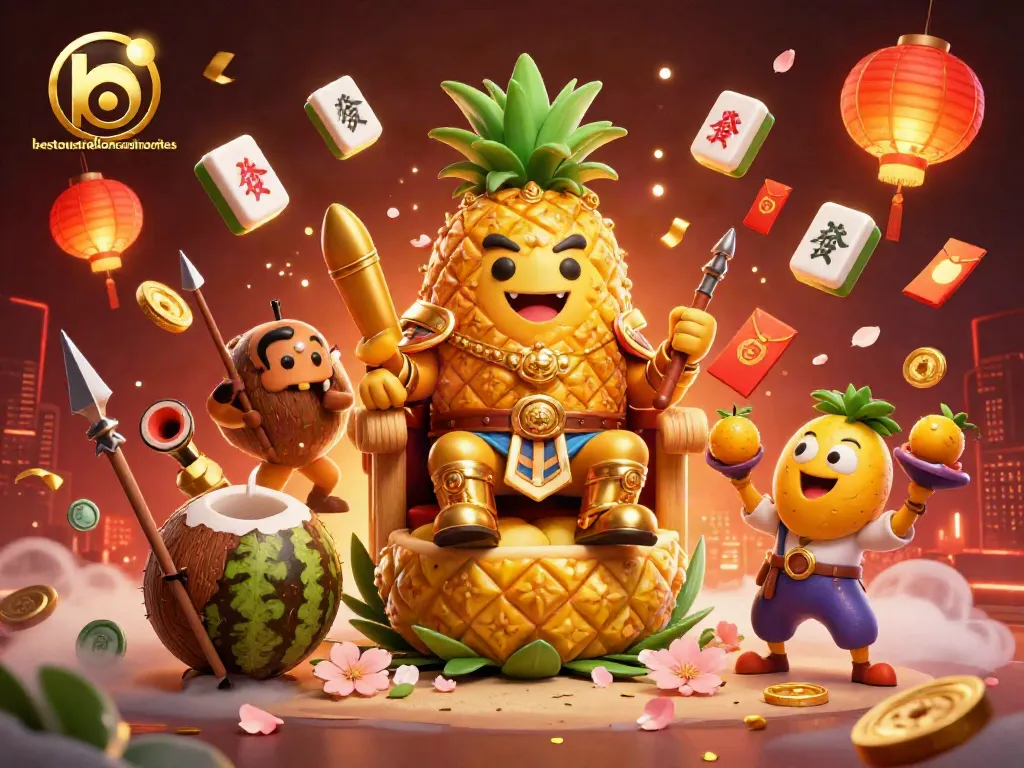 Engage with exclusive casino bonuses at bestaustraliancasinosites amidst vibrant 3D celebration.