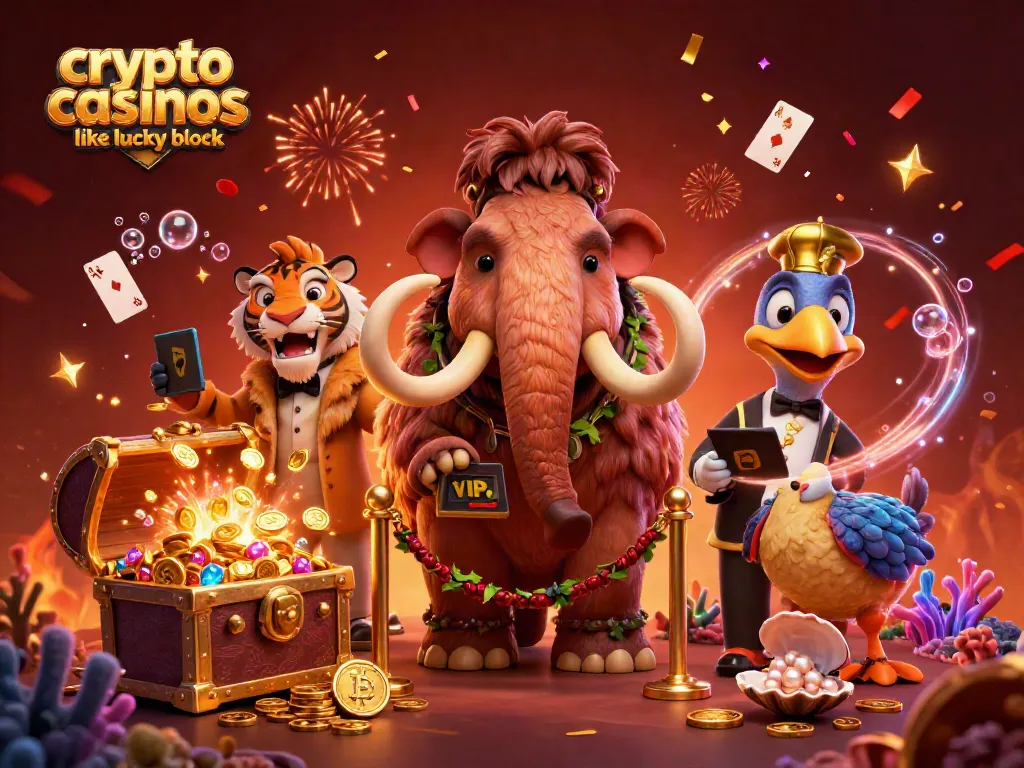 Experience exhilarating action at crypto casinos like Lucky Block with vibrant games and bonuses.