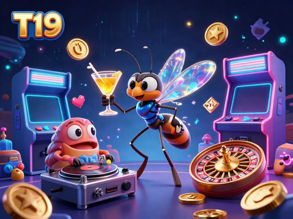 Experience thrilling moments with T19's interactive gaming features and vibrant visuals.