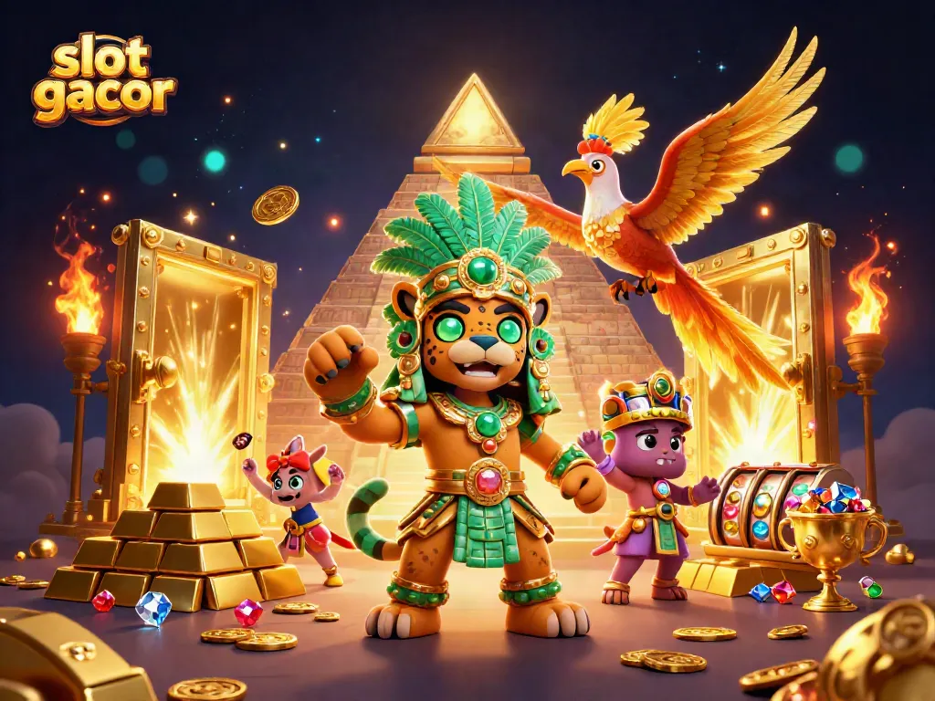 Engage with the vibrant thrill of slot gacor as the Mayan jaguar priest unveils treasures.