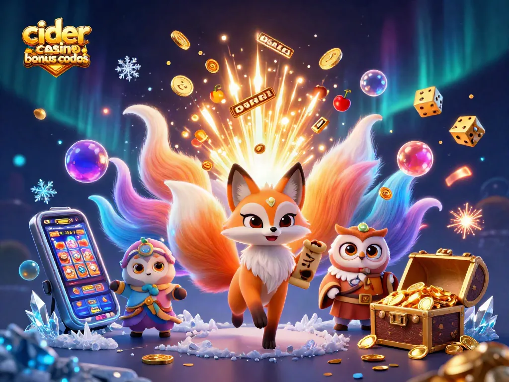 Play slots with cider casino bonus codes while enjoying vibrant graphics and an enchanting scene.