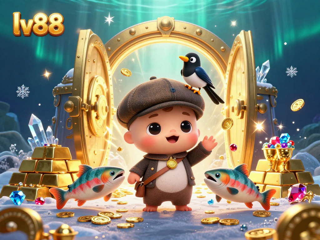 Engage with lv88's thrilling online casino experience featuring playful characters and vibrant gems.