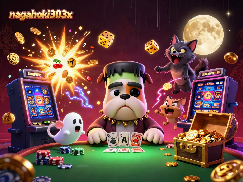 Gambarkan bermain di nagahoki303x saat jackpot slots meledak dengan karakter unik.