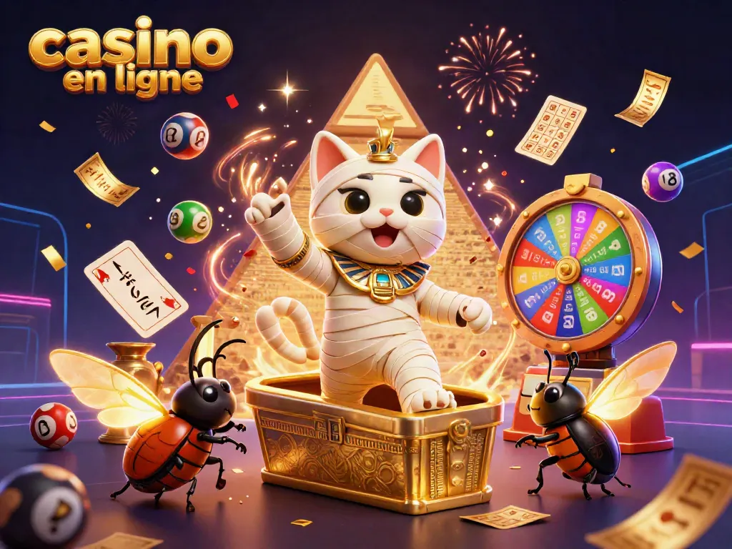 Experience thrilling gameplay at casino en ligne with vibrant lottery elements and magical characters.