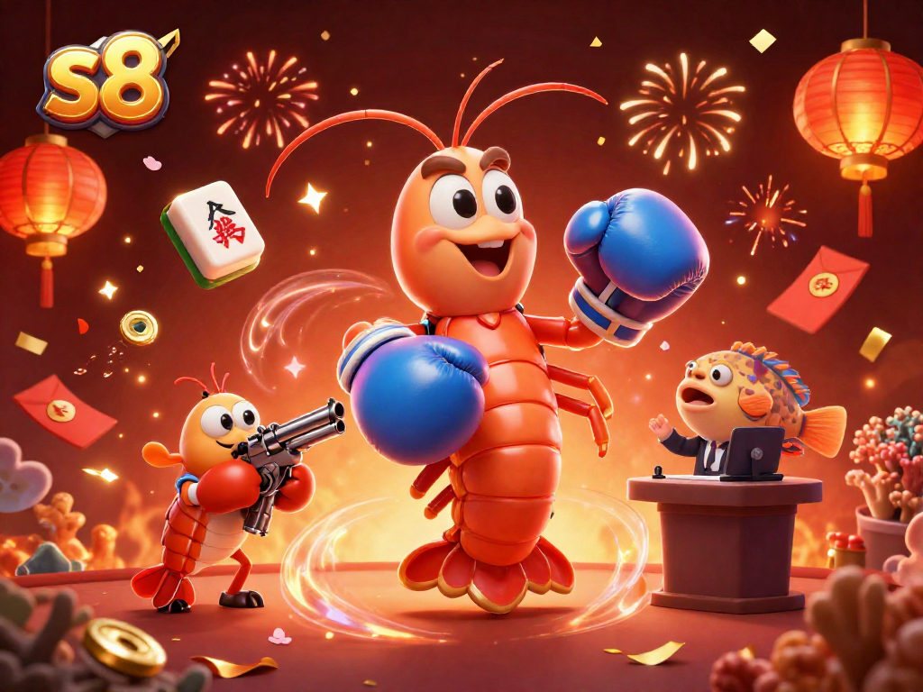 Experience thrilling gameplay with S8 as dynamic characters engage in vibrant casino action.