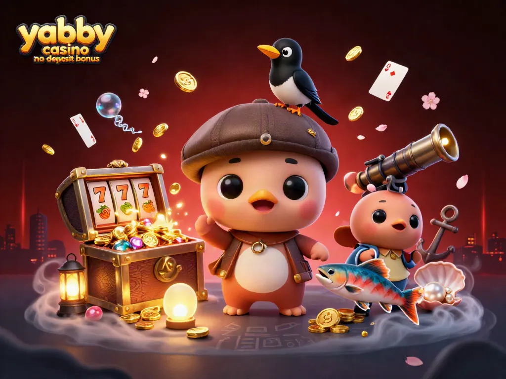 Play with the yabby casino no deposit bonus and win with cute characters and exciting casino elements!