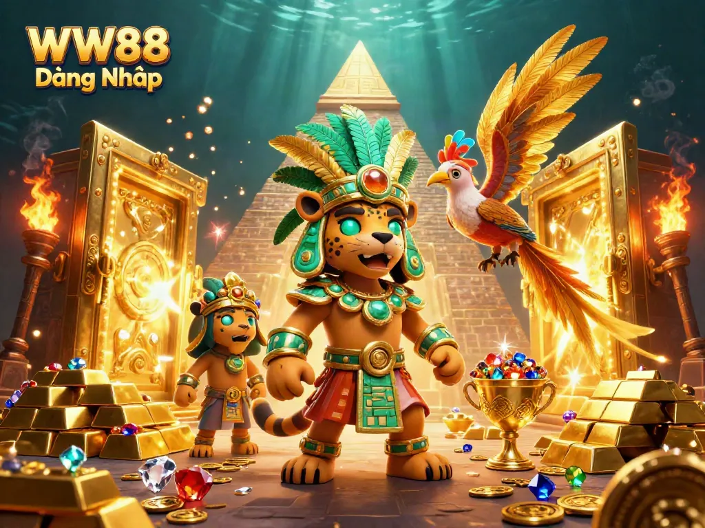 Experience the thrill of WW88 Đăng Nhập with radiant treasures and dynamic casino elements.
