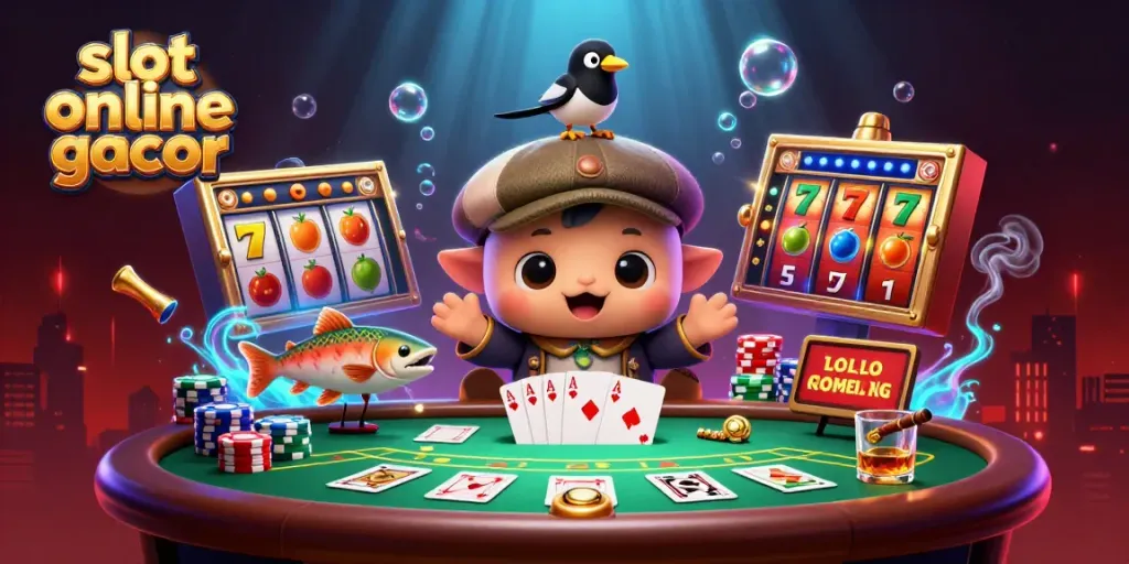 Experience exciting slot online gacor games with colorful reels and charming characters.