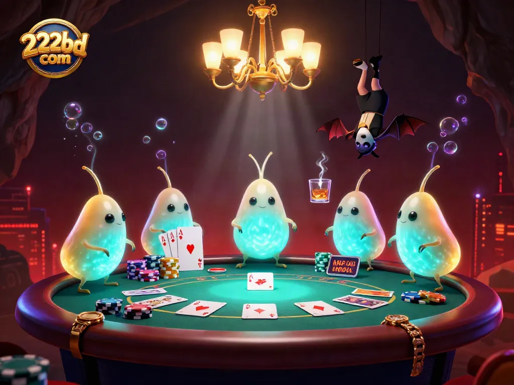Engage in vibrant gameplay with 222bd com's glowworms illuminating a thrilling cave casino scene.