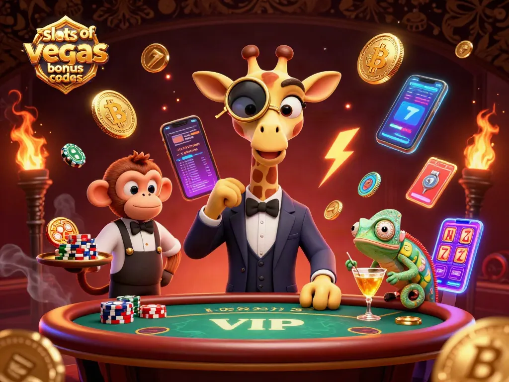 Experience interactive gameplay with slots of vegas bonus codes in an immersive casino scene.