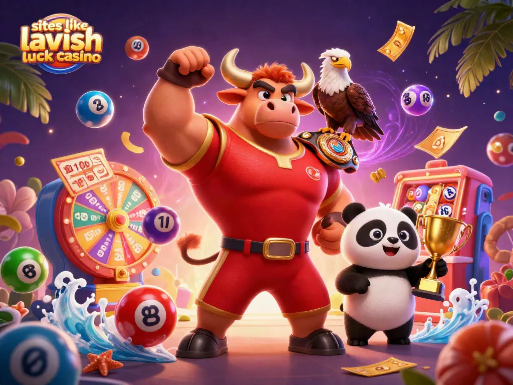 Experience thrilling wins at sites like Lavish Luck Casino with vibrant gaming visuals and exciting prize elements.