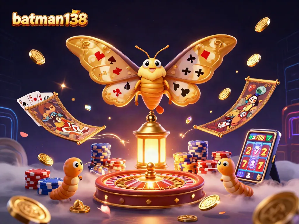 Experience thrilling gameplay with batman138, featuring vibrant casino elements and golden attractions.