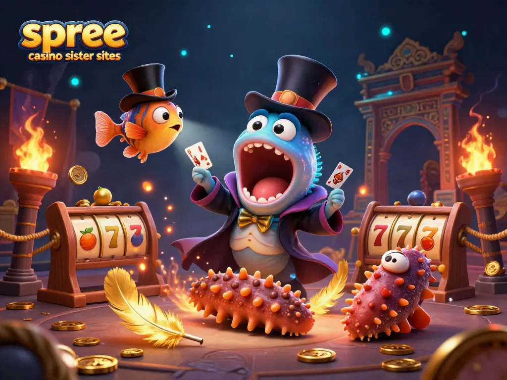 Engage with thrilling adventures at spree casino sister sites with vibrant slot visuals and captivating characters.