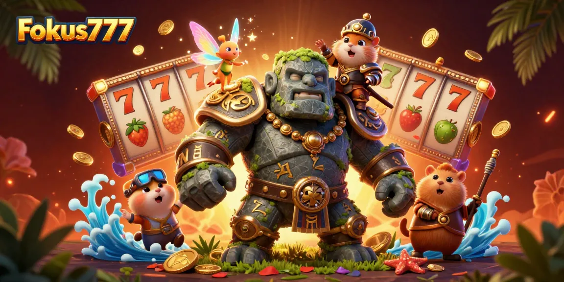 Experience the thrill of Fokus777 slots with dynamic gameplay and enchanting characters.